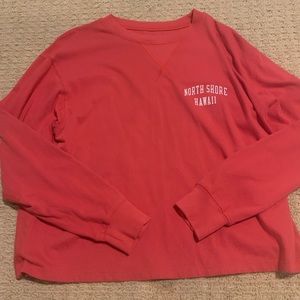Brandy Melville red long sleeve